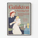 Póster vintage Galakton, alimentación nutritiva para bebés y mamás