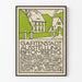 Vintage poster for the Gartenstadt Bromberg exhibition 1913-1914