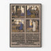 Vintage poster Gebrüder Springer - Furniture manufacturing workshop in Basel