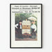 Póster vintage Gérard y Monique Boqué Coleccionistas en Rouen