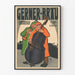Póster vintage Gerner-Bräu música y ambiente festivo
