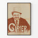 Póster vintage Girier con sombrero de copa