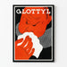 Póster vintage Glottyl - Ilustración publicitaria retro