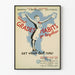 Póster de hábitos de buenas calificaciones y buena conducta vintage