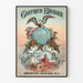 Póster vintage Gotfried Krueger Bock Beer Brewery Newark N.J.