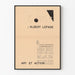 Vintage commemorative poster of Goya by Albert Lepage