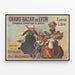 Póster vintage Gran Bazar de Lyon - Exposición de Juguetes — cuadro enmarcado en la pared