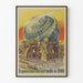 Póster vintage Gran globo celeste Exposición Universal 1900