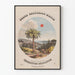 Póster vintage Gran Secesión March Charleston