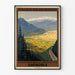 Póster vintage de Grenoble Servicios de Automóviles en la Carretera de los Alpes