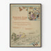 Póster vintage de exposición de grabados japoneses - Grolier Club