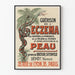 Vintage Poster of Eczema Healing and Skin Conditions
