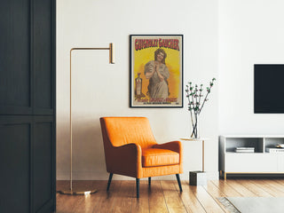 Vintage poster for Guignolet Gaucher Angers liqueur