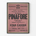 Póster vintage H.M.S. Pinafore - Espectáculo de teatro The Federal USA WPA