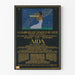 Póster vintage del Teatro de la Ciudad de Hamburgo Aida de Giuseppe Verdi