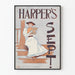 Vintage Harper's September Feminine Lecture Poster