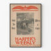 Póster vintage Harper's Weekly Historia Ilustrada de la Guerra