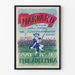 Póster vintage de Harvard - Reunión anual de clubes de Harvard en Filadelfia