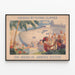 Póster vintage Hawái de Flying Clipper Pan American Airways System — cuadro enmarcado en la pared
