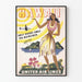 Vintage Hawaii Travel Poster United Air Lines
