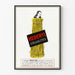Póster publicitario vintage Hederyl celulitis vintage