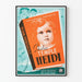 Póster vintage de la película Heidi con Shirley Temple