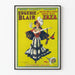 Póster vintage del teatro Eugénie Blair en Zaza