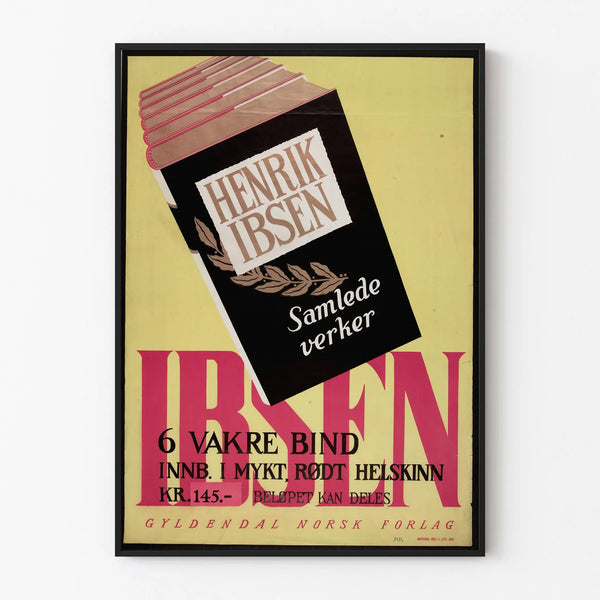 Póster Colección Vintage Libros Henrik Ibsen