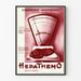Póster vintage médico Hepathemo anemias graves
