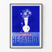 Vintage Poster Hepatrol Anemia in Blue and Pink