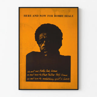 Póster vintage Aquí y ahora para Bobby Seale