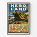 Vintage Hero Land Poster - Historical War Show