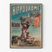 Póster vintage Hipódromo en el Puente de l'Alma - Néron gladiador