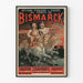 Póster Vintage Historia Pública y Privada del Conde de Bismarck