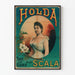 Póster vintage Holda Todas las noches en la Scala