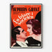 Póster vintage de película Holiday con Katherine Hepburn y Cary Grant