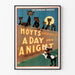 Póster vintage The Howling Success - Hoyt's A Day and A Night