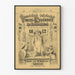 Póster vintage satírico alemán 1872 - Humor y caricatura