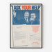 Póster vintage de campaña política Nixon Agnew 1968