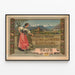 Vintage Poster for the Bernese Industry and Craftsmanship Exhibition in Thun 1899 — framed artwork on a wall