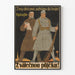 Vintage historical military mobilization poster