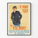 Póster vintage militar I Want You para la Marina
