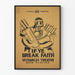 Póster vintage del Teatro Federal de EE. UU. If Ye Break Faith