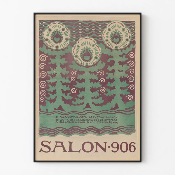 Póster de decoración mural Salón 906 - Arte polaco vintage