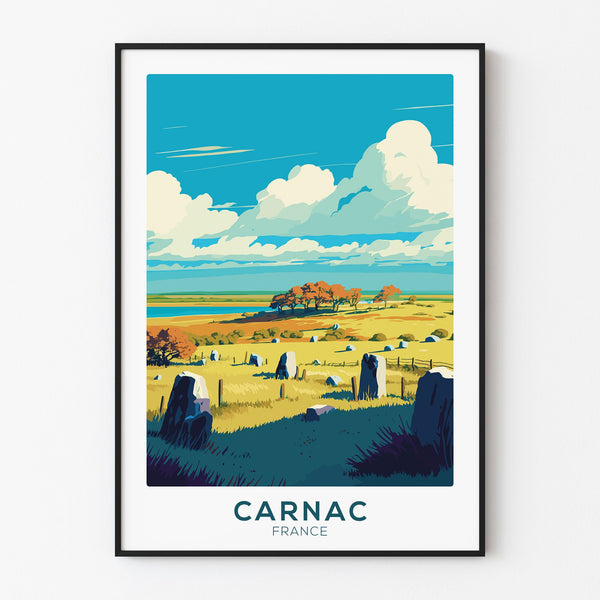 Póster de viaje - Carnac