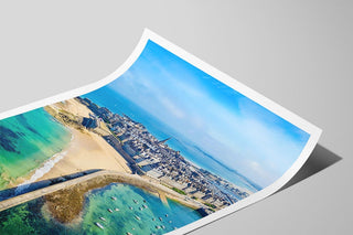 Vue aérienne de Saint-Malo | Tirage photo