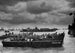 Landing craft with soldiers and Allied vehicles - Normandy landings — artwork view