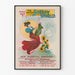 Póster vintage The New York Sunday World - Mujer en columpio con un pájaro fumando