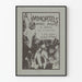 Póster vintage inmortales pasados, presentes o futuros