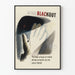 Póster vintage en blanco y negro « In The Blackout » señalando autobús o tranvía